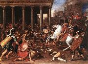 POUSSIN, Nicolas The Destruction of the Temple at Jerusalem afg oil on canvas